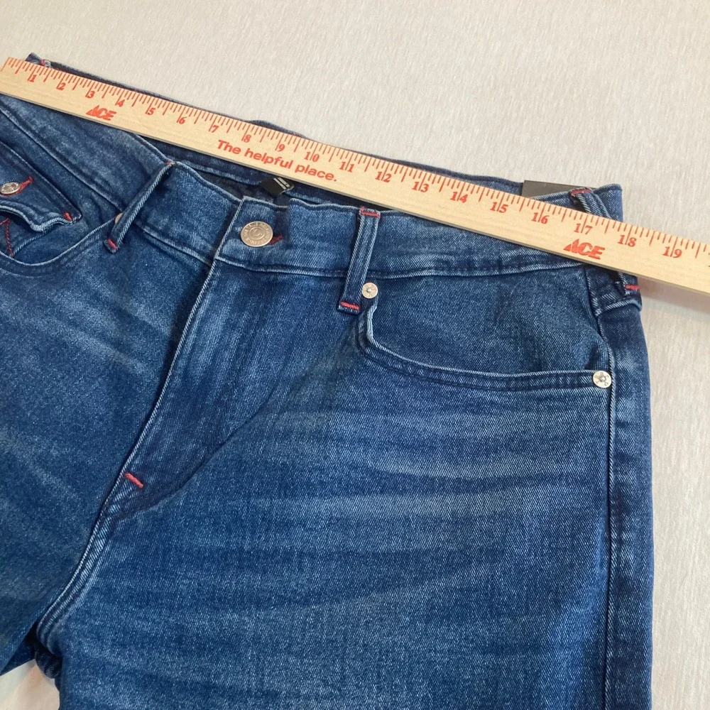 NEW True Religion Jeans Men 36x32 Ricky Relaxed Straight Dark Shivering Wash NWT